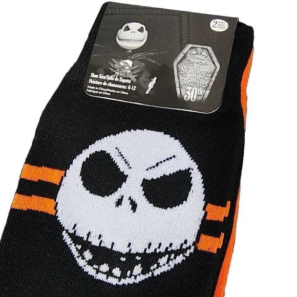 Disney Nightmare Before Christmas Crew Socks -D - Picture 2 of 3